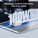 Unitek Kabel C14141ACL01-1M USB C PD 100W magnetyczny 1m beżowy