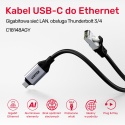 Unitek Kabel Ethernet USB-C C18148AGY01-5M 5m RJ-45 szybki stabilny LAN