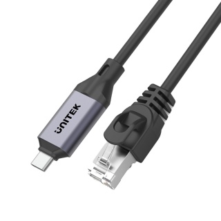 Unitek Kabel Ethernet USB-C RJ-45 1m szybki stabilny LAN