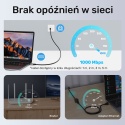 Unitek Kabel Ethernet USB C RJ45 2m szybki stabilny 5Gbps LAN