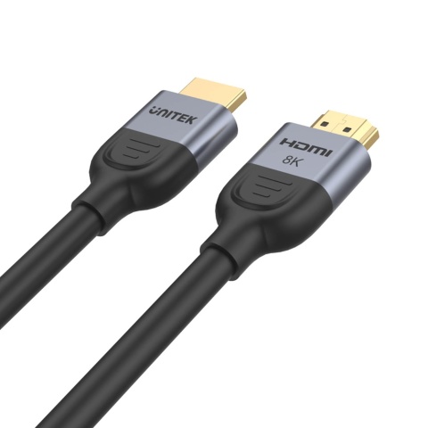 Unitek Kabel HDMI 2.1 8K 60Hz 5m czarny gaming 48Gbps do konsoli