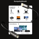 Unitek Kabel optyczny HDMI 2.1 AOC 20m 8K 120Hz aktywny pozłacany 40Gbps
