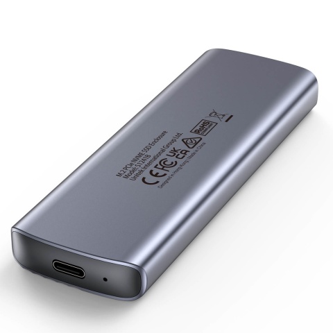 Unitek Obudowa dysku M.2 NVMe USB-C 10Gbps aluminium beznarzędziowa