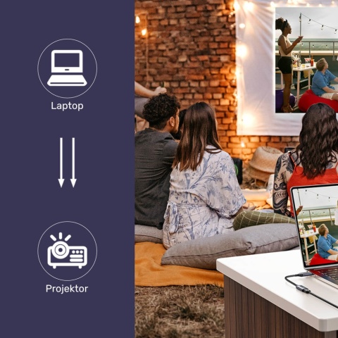 Unitek Przejściówka DisplayPort V1611A01 na HDMI 2.1 8K60Hz