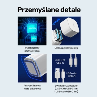 Unitek S1105B01 Stacja klonująca Dual Bay SATA USB3.0 UASP 2.5 szybka