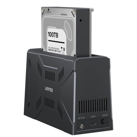 Unitek Stacja dokująca M.2 NVMe SATA USB-C 10Gbps gamingowa