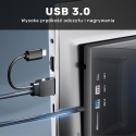 Unitek T1037A01 Nagrywarka zewnętrzna DVD CD hub USB 5Gbps czytnik SD