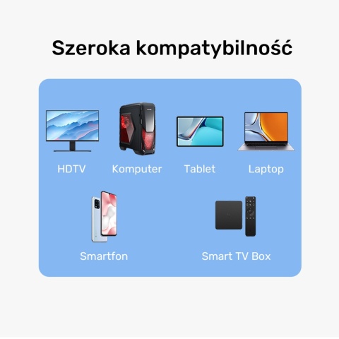Unitek V1183A01 Bezprzewodowy nadajnik odbiornik HDMI 50m FHD 60Hz