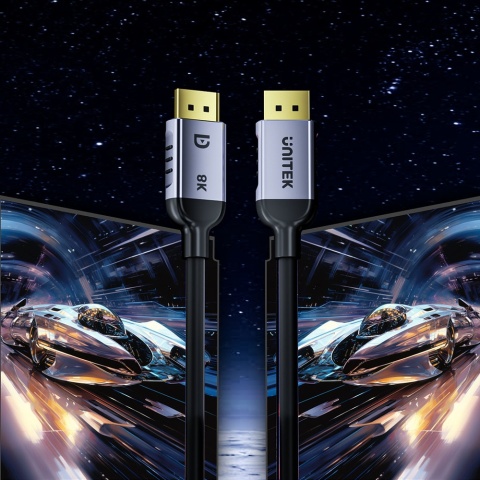 Unitek kabel DisplayPort 1.4 5m 8K 60Hz 4K 240Hz HDR solidny