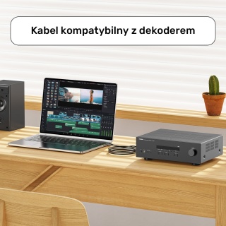 Unitek kabel USB C na USB B 2.0 2m czarny solidny do drukarki