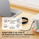 Unitek kabel USB C na USB B 2.0 2m czarny solidny do drukarki
