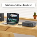 Unitek kabel do drukarki USB C na USB B 2.0 5m czarny wytrzymały