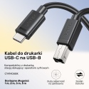 Unitek kabel do drukarki USB C na USB B 2.0 5m czarny wytrzymały