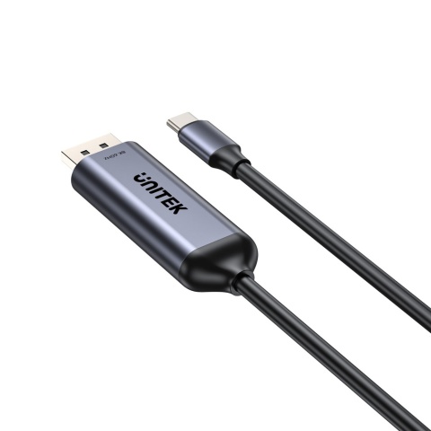 Kabel Unitek 8K USB C do DisplayPort dwukierunkowy 1.5m