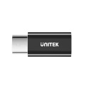 Unitek Adapter A1050ABK03 USB C do Micro USB kompaktowy czarny USB 2.0