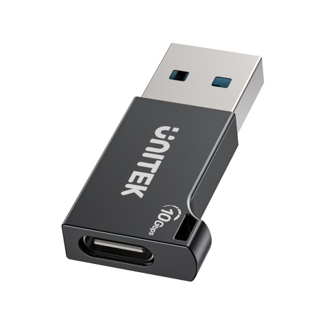 Unitek Adapter USB-A do USB-C 10Gbps czarny kompaktowy