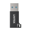 Unitek Adapter USB-A do USB-C 10Gbps czarny kompaktowy