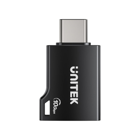 Unitek Adapter USB-C do USB-A 10Gbps kompaktowy szybki czarny