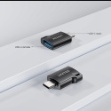 Unitek Adapter USB-C do USB-A 10Gbps kompaktowy szybki czarny