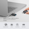 Unitek Adapter USB-C do USB-A 10Gbps kompaktowy szybki czarny