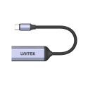 Unitek Adapter USB C na HDMI 2.1 8K 60Hz szary aluminium 15cm lekki