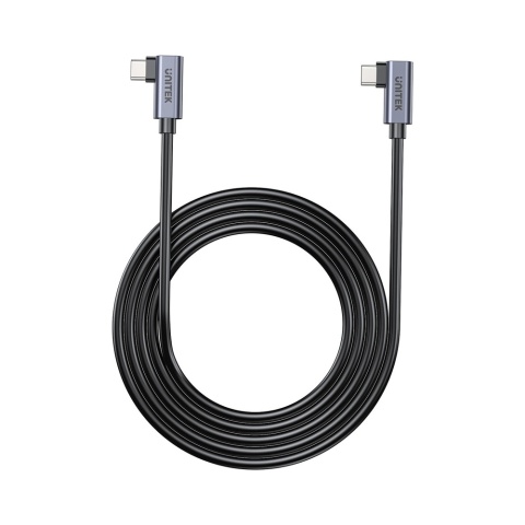 Unitek C14147ABK01 kabel USB-C PD 100W 90 stopni 0,5m wytrzymały
