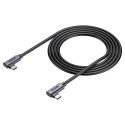 Unitek C14147ABK01 kabel USB-C PD 100W 90 stopni 0,5m wytrzymały