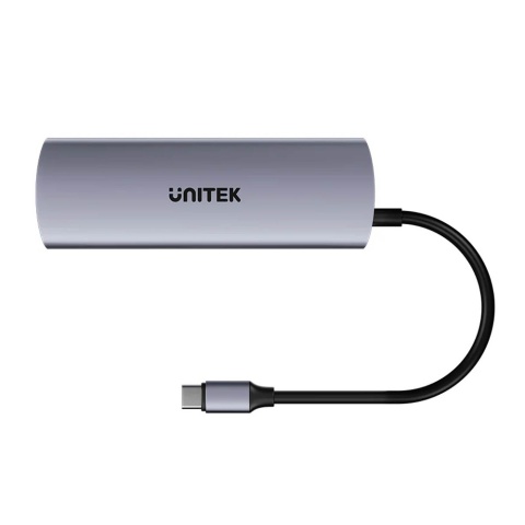 Unitek Hub 4w1 USB-C H1112D 10 Gbps 2x USB-A 2x USB-C kompaktowy