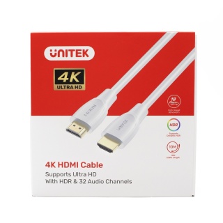 Unitek Kabel HDMI 2.0 4K 1M biały wydajny przewód