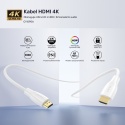 Unitek Kabel HDMI 2.0 4K 5M biały ekranowany wysokiej jakości