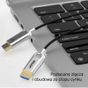 Unitek Kabel optyczny HDMI 2.0 AOC 10 m 4K 60Hz smukły profesjonalny