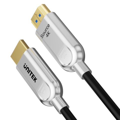 Unitek Kabel optyczny HDMI 2.0 AOC 4K 60Hz 100m światłowodowy profesjonalny