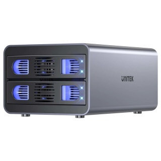 Unitek S1308B01 Obudowa RAID 2.5 3.5 USB C 5Gbps 40TB