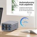 Unitek S1308B01 Obudowa RAID 2.5 3.5 USB C 5Gbps 40TB