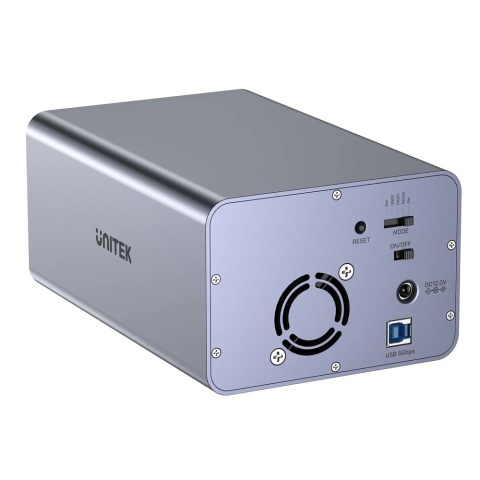 Unitek S1308B01 Obudowa RAID 2.5 3.5 USB C 5Gbps 40TB