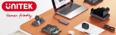 Unitek Stacja ładująca P1300AGY01 Qi2 3w1 składana MagSafe 15W szara