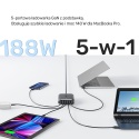 Unitek Szybka ładowarka sieciowa 2xUSB-A 3xUSB-C GAN 188W