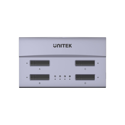 Unitek USB4 4-kieszeniowa stacja dokująca M2 SSD klonująca NVMe 40Gbps