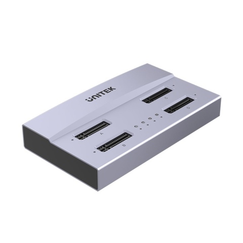 Unitek USB4 4-kieszeniowa stacja dokująca M2 SSD klonująca NVMe 40Gbps