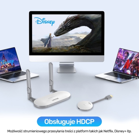 Unitek V1183B01 bezprzewodowy nadajnik HDMI