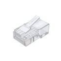 Unitek Wtyk modularny RJ45 Cat 6 Pass Through 100 szt precyzyjny