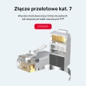 Unitek Wtyk modularny RJ45 Cat 7 Pass Through 50szt łatwe zaciskanie