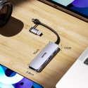 Unitek uHUB P5+ Hub 5w1 USB-C USB-A 5Gbps z czytnikiem SD microSD