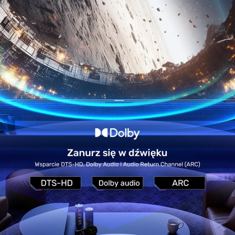 Kabel Unitek HDMI 2.1 8K LUX 5m oplot nylonowy gaming eARC 48Gbps