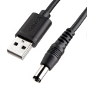 Kabel zasilający USB Unitek do DC 5.5 2.5 mm 9V 36W 150 cm uniwersalny