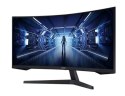 Samsung Monitor 34 cale LC34G55TWWPXEN VA 3440x1440 Ultra WQHD 21:9 format kinowy 1xHDMI/1xDP 1 ms (MPRT) zakrzywiony 165Hz Gaming 2 la