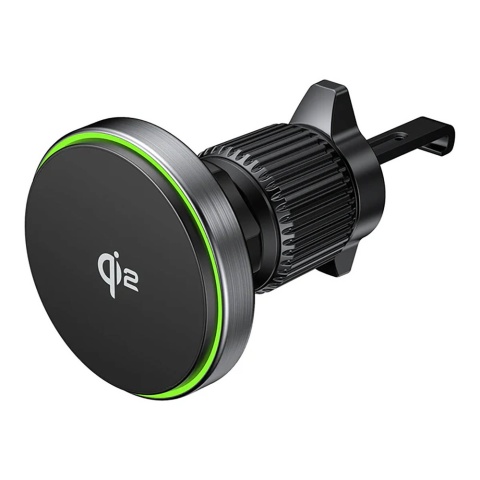 Uchwyt samochodowy Unitek 38W Qi2 magnetyczny ładowarka 15W wydajny lekki