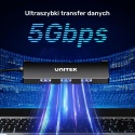 Unitek Hub USB-A 4 porty 5 Gbps