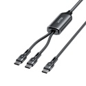 Unitek Kabel 2w1 USB-C PD 100W silikonowy 1,8 m elastyczny