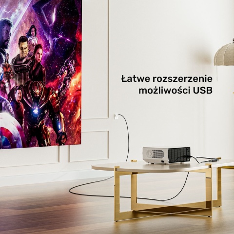 Unitek Kabel przedłużający USB-C 10 Gbps 5m czarny 100W PD aktywny